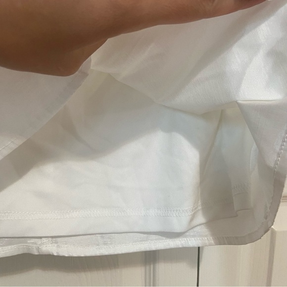 LuLu’s NWT Fanciful Feat White Taffeta Off-the-Shoulder Bodycon Mini Dress M - Picture 7 of 12